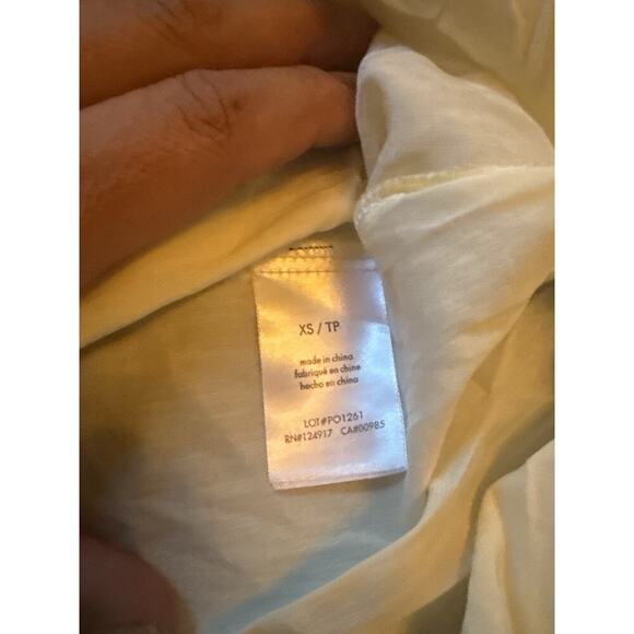 NWT WeWoreWhat Flow Triangle Cami XS Ivory Poplin Voile Lightweight Summer Top $ - Picture 5 of 9